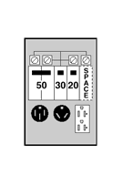 Midwest Electric Products U075CTL010 120/240 Volt 100 Amp Galvanized Steel Unmetered Power Outlet