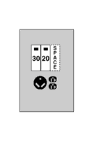 Midwest U041C Unmetered Power Outlet, 70A 120/240V, Surface Mount, R32U, 5-20R2 Receptacles, Galvanized Steel, NEMA-3R