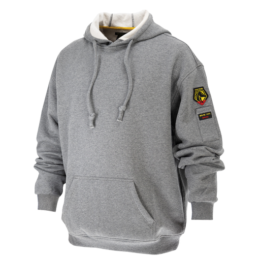 Black Stallion JF1340-GY AR/FR Cotton Pullover Hooded Sweatshirt, Gray