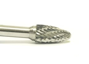 RANDOM PRODUCTS SF-6 DOUBLE CUT CARBIDE BURR (5/8"x1"x1/4")