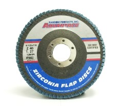 RANDOM PRODUCTS 4-1/2"x7/8 UTILITY FLAP DISC (Z80 GRIT)