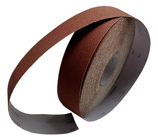 RANDOM PRODUCTS 2"x50YD RESIN BOND SHOP ROLL (120J GRIT)