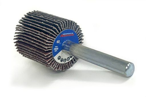 RANDOM PRODUCTS 1"x1x1/4 MOUNTED FLAP WHEEL (60 GRIT)