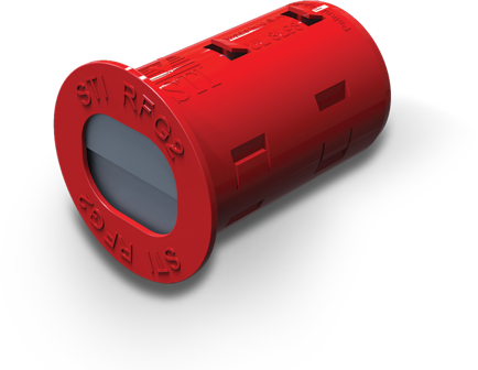 Product image for STI RFG2 EZ-FIRESTOP GROMMET--TWO-PIECE SPLIT CABLE GROMMET FOR SINGLE OR SMALL MULTIPLE CABLES UP TO 0.53 IN. (14 MM) O.D. (10 GROMMETS IN A BAG; UNIT OF MEASURE IS ONE)