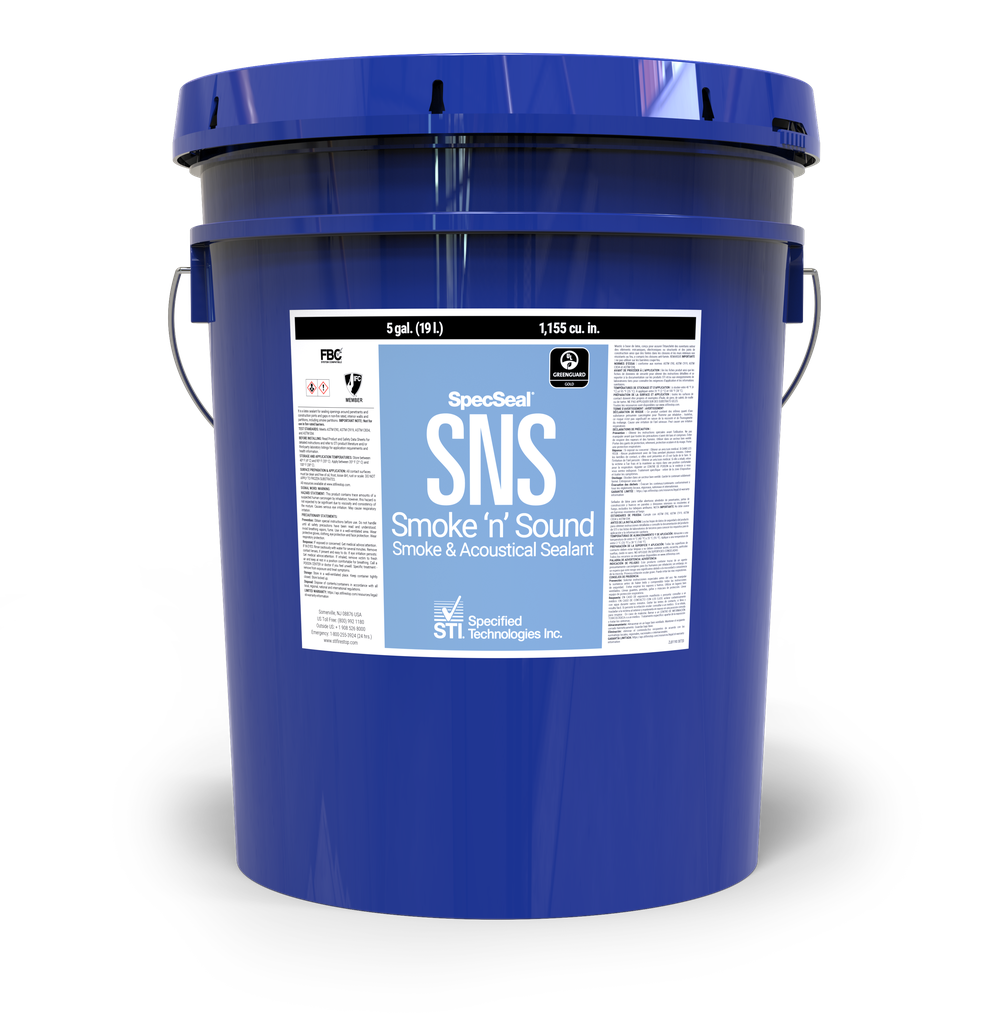 Product image for STI SNS105W 5GAL SMOKE&ACOUS SLNT