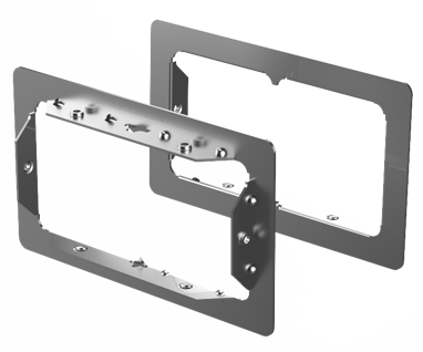 Product image for STI EZP233W PR DBL WALL PLATES