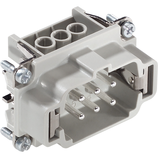 Lapp Group USA 10.1900 6-Contact Screw Terminated Industrial Connector Plug Insert Product image for Lapp Group USA 10.1900 6-Contact Screw Terminated Industrial Connector Plug Insert