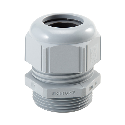 Product image for Lapp Group USA S1112 1/2 Inch 0.197 to 0.472 Inch Gray Polyamide Threaded Liquidtight Strain Relief Cable Gland