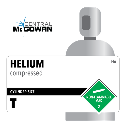 Helium, T, 4.5, Industrial, 99.995%, High Pressure Steel (HPS), CGA 580