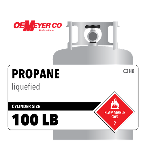 Propane, 100 LB, High Pressure Steel (HPS), CGA 510 Propane