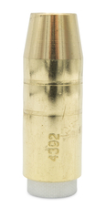 NOZZLE/INSULATOR ASSEMBLY, BRASS, 300 AMP, TAPERED