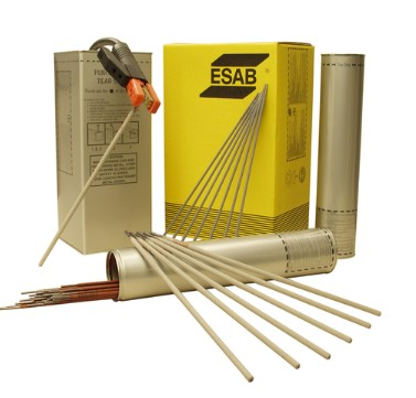 ESAB® AtomArc® T 5/32" x 14" Stick Electrodes, 50# Carton