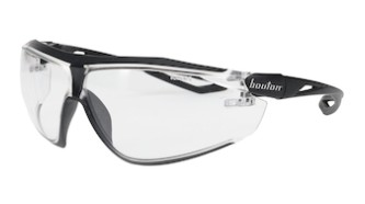 ECO Series™ Bio-Based Full Frame Safety Glasses with Black Frame, Clear Lens and Anti-Scratch Coating