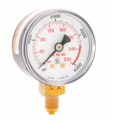 Regulator Pressure Gauge 50 mm 4000 PSI / 280 BAR