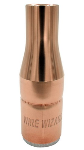 1/2" (12.7mm) Copper Bottle Nose Standard Duty PowerBall Thread-on Nozzle w/Stick-out Tip - 10/pk