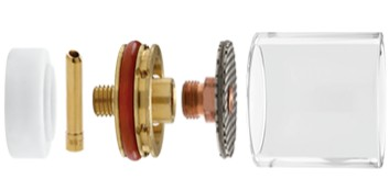 Clear Pyrex Large Diameter Gas Saver Kit for 3/32"