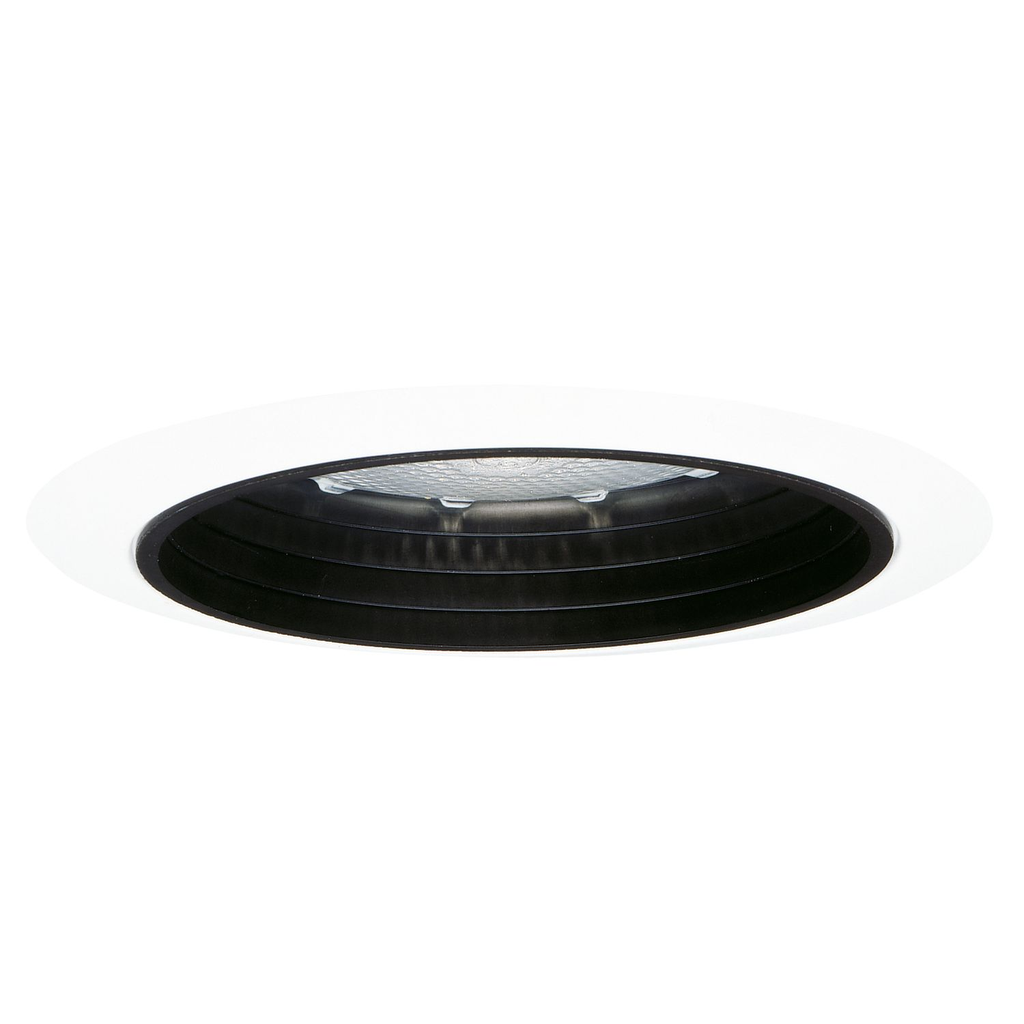 Product image for Halo 5010 5" Trim Baffle White Trim with Black Baffle PAR