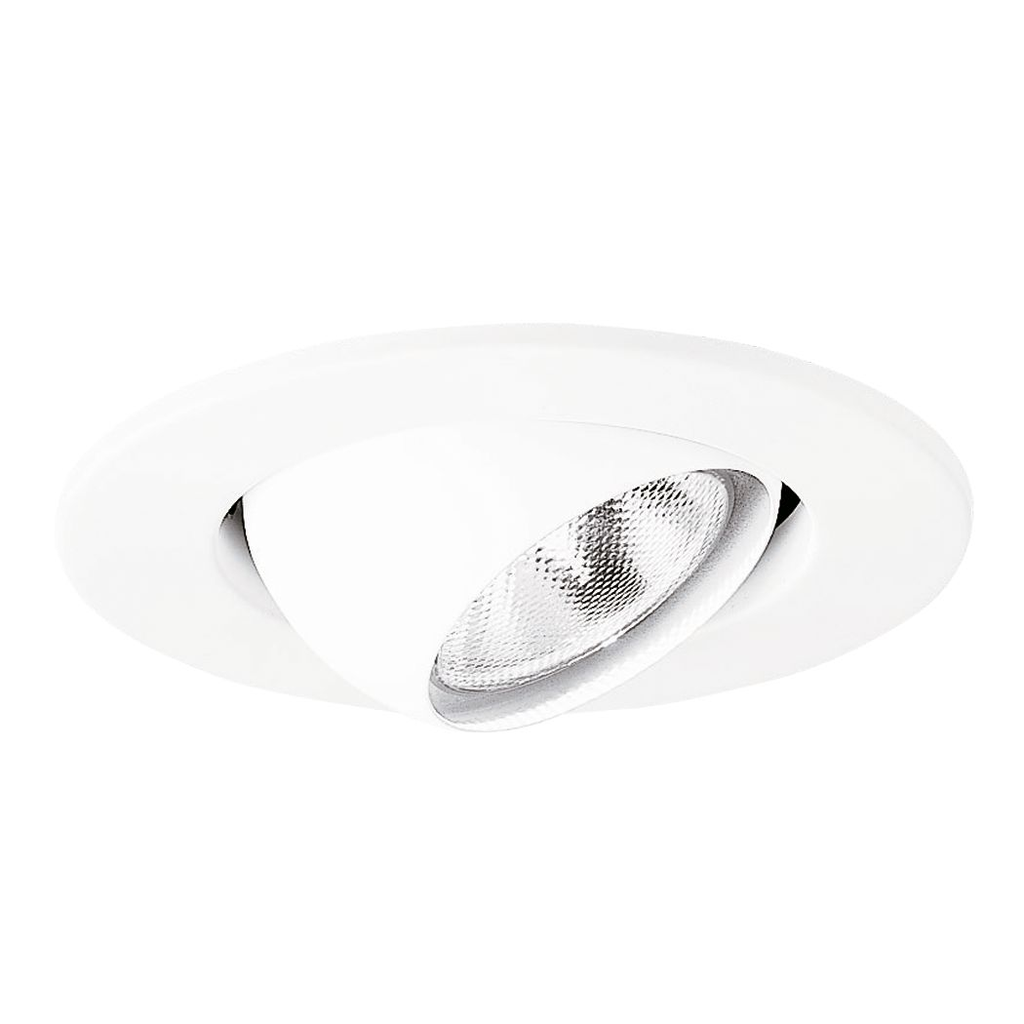 Product image for Halo 4002WH 4" White Adjustable Eyeball, 30-degree tilt