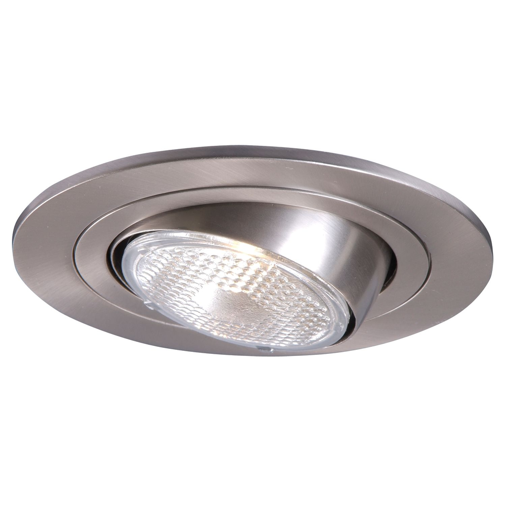 Product image for Halo 996SN 4" Trim Eyeball PAR20 Lamp Satin Nickel Trim with Satin Nickel Eyeball