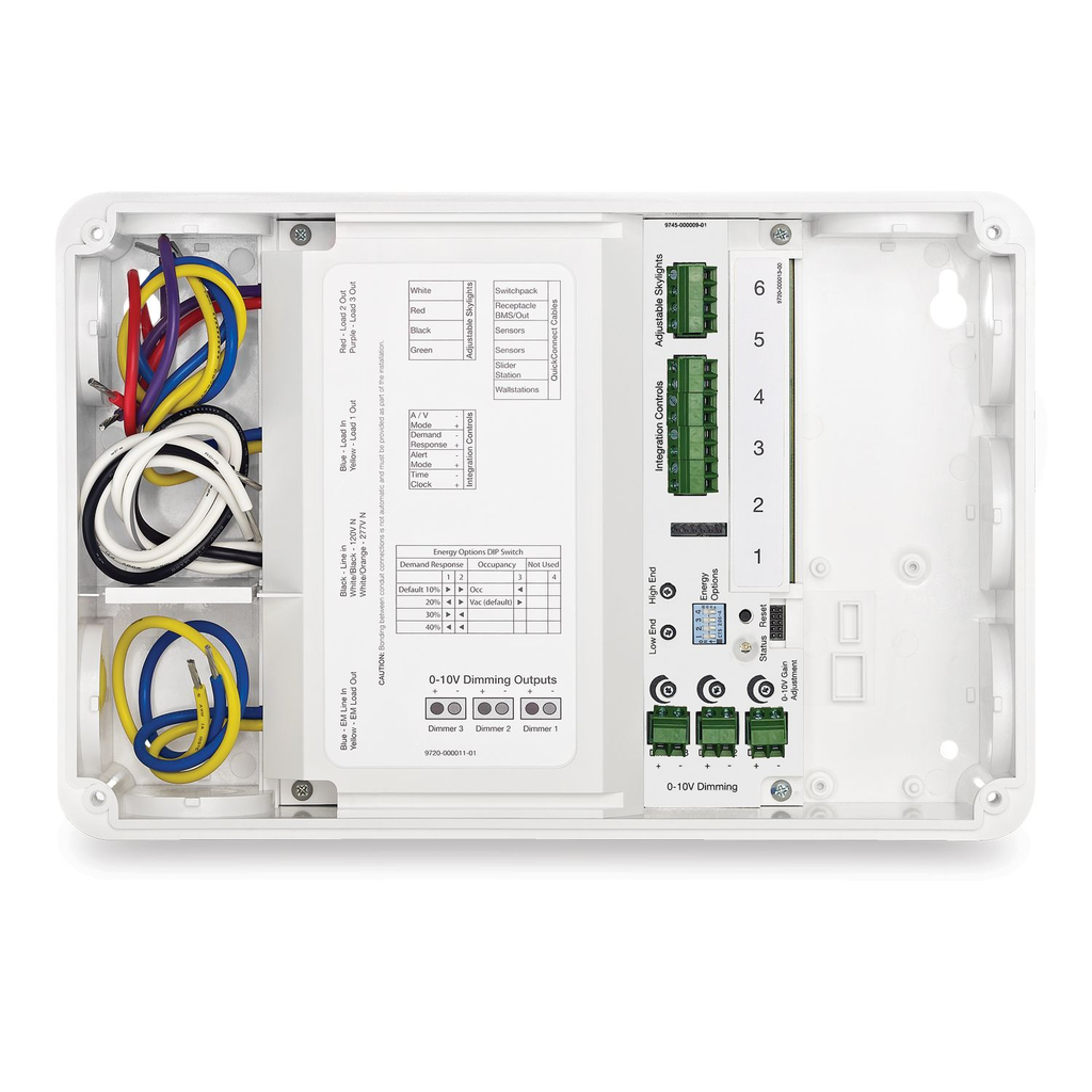 Product image for Greengate RC3D-PL Room Controller, 3 relays, 3 0-10V Dim, Plenum