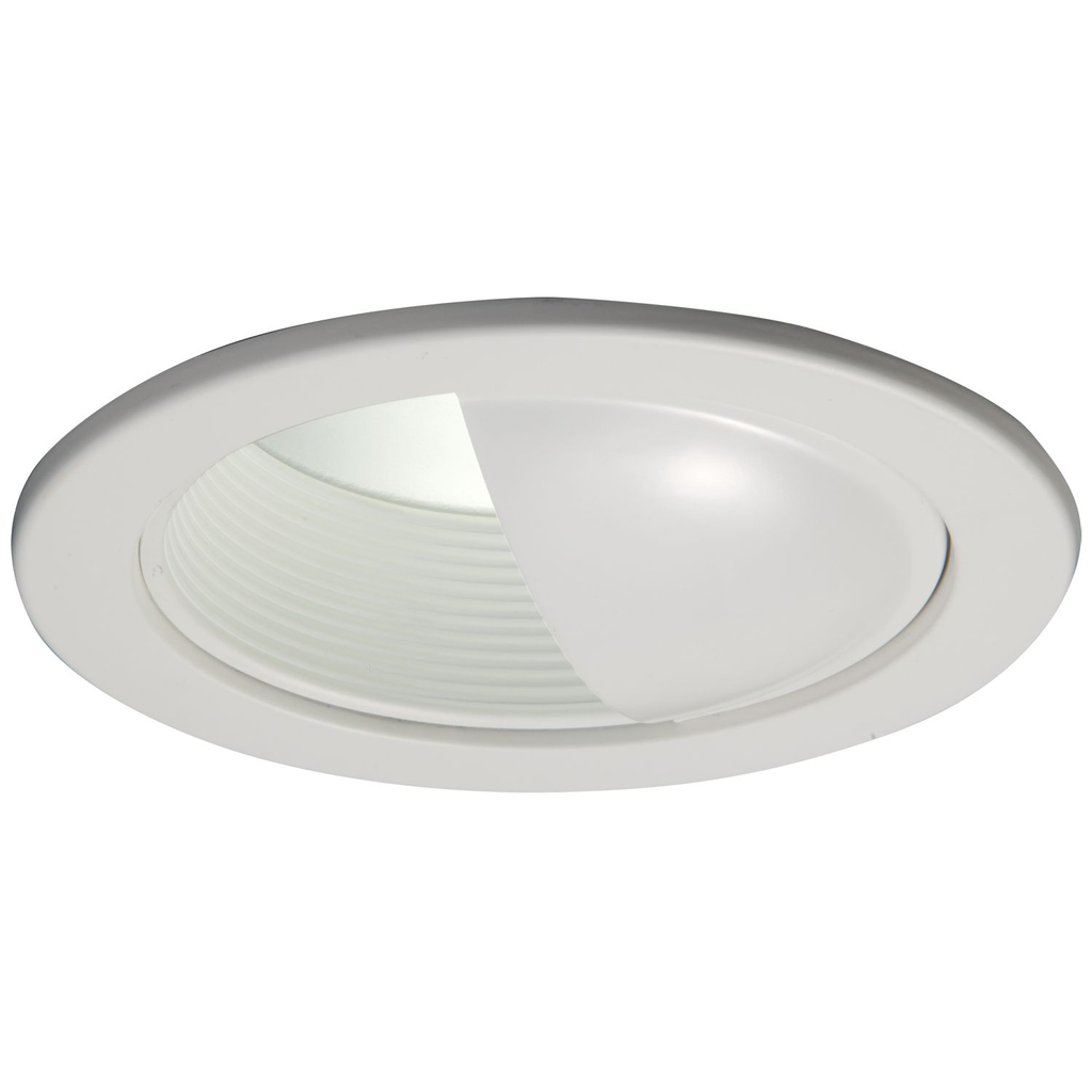 Product image for Halo 5030W 5" Trim Wall Wash White Trim and Scoop, White Baffle