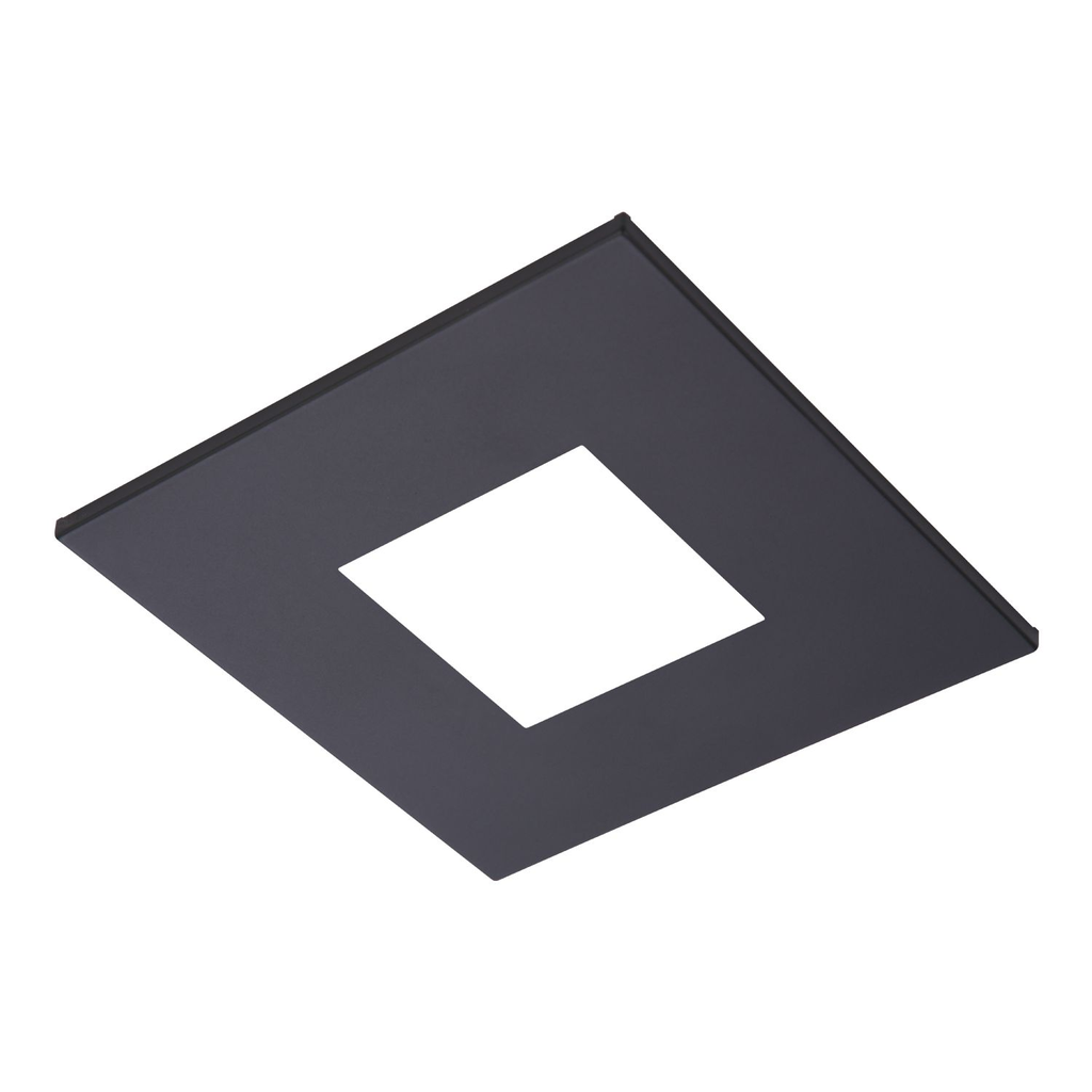 Product image for Halo TL42SMB 2" square open pinhole ML4 trim, matte black flange