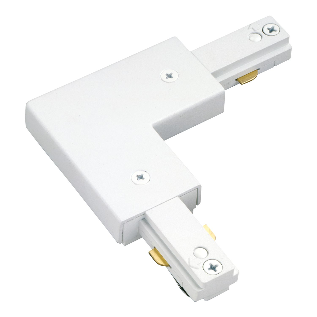 Product image for Halo LZR203P LAZER ADJUSTABLE L AND STRAIGHT CONNECTOR, WHITE