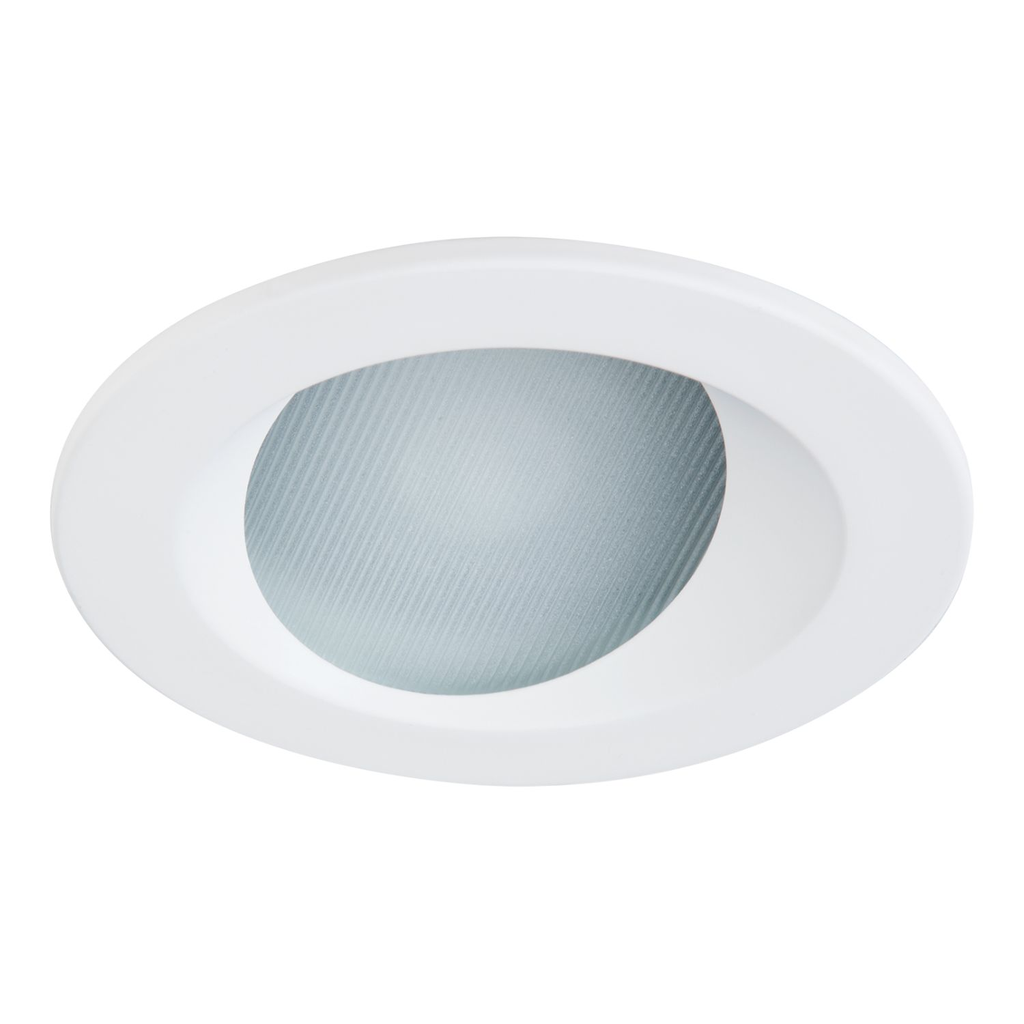 Product image for Halo 1442MWWF 4 " Angle Cut Conical Reflector, Lens Wall Wash, White Trim & White Flange