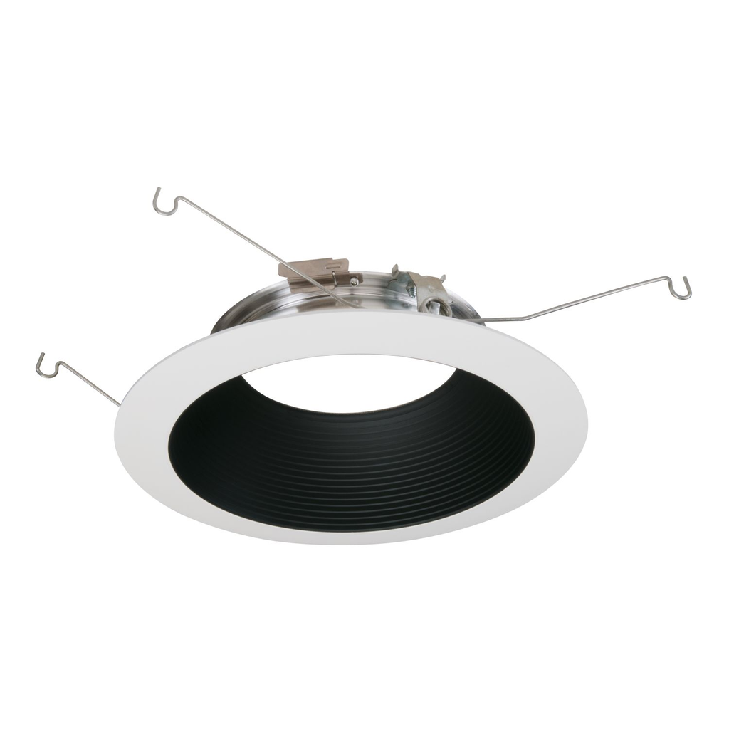 Product image for Halo 693BB 6" Trim, Black Baffle, White Trim