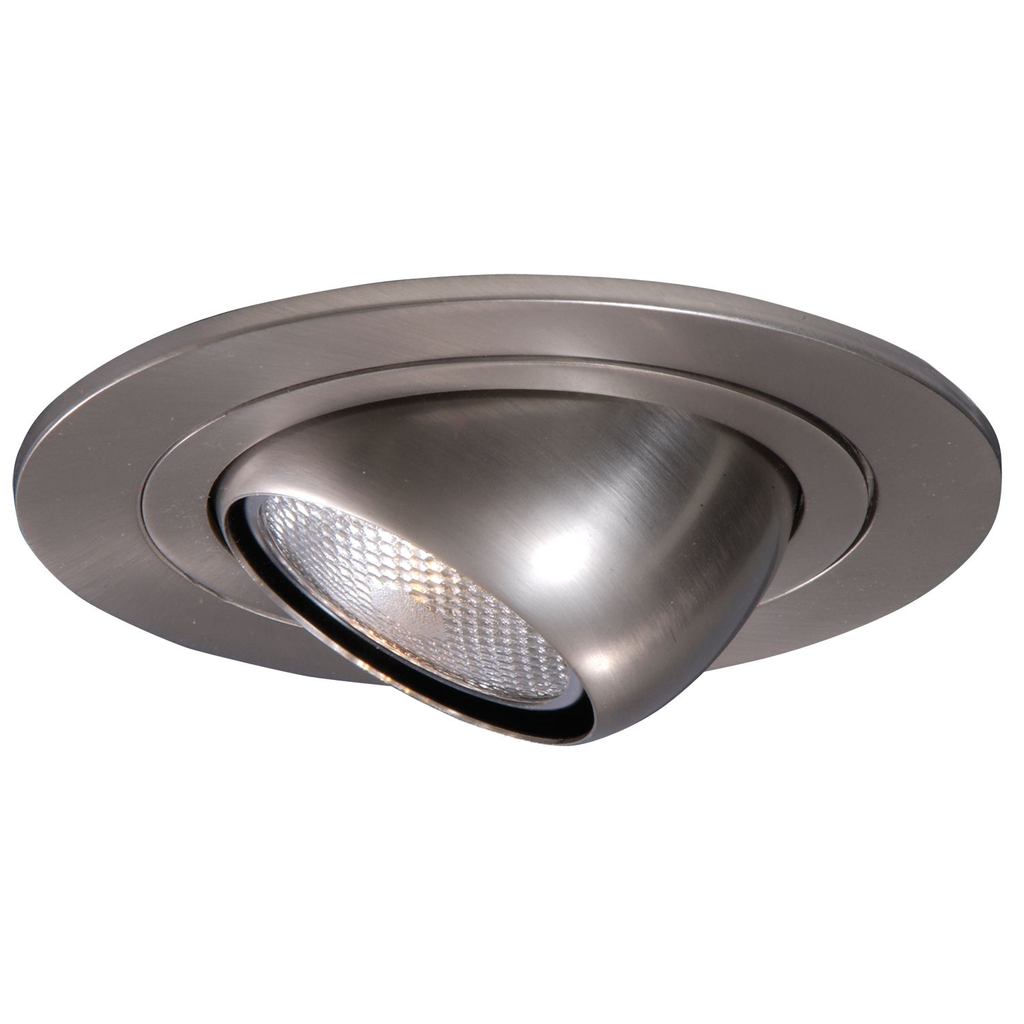 Product image for Halo 998SN 4" Trim Eyeball R16, PAR16 Lamp Satin Nickel Trim with Satin Nickel Eyeball