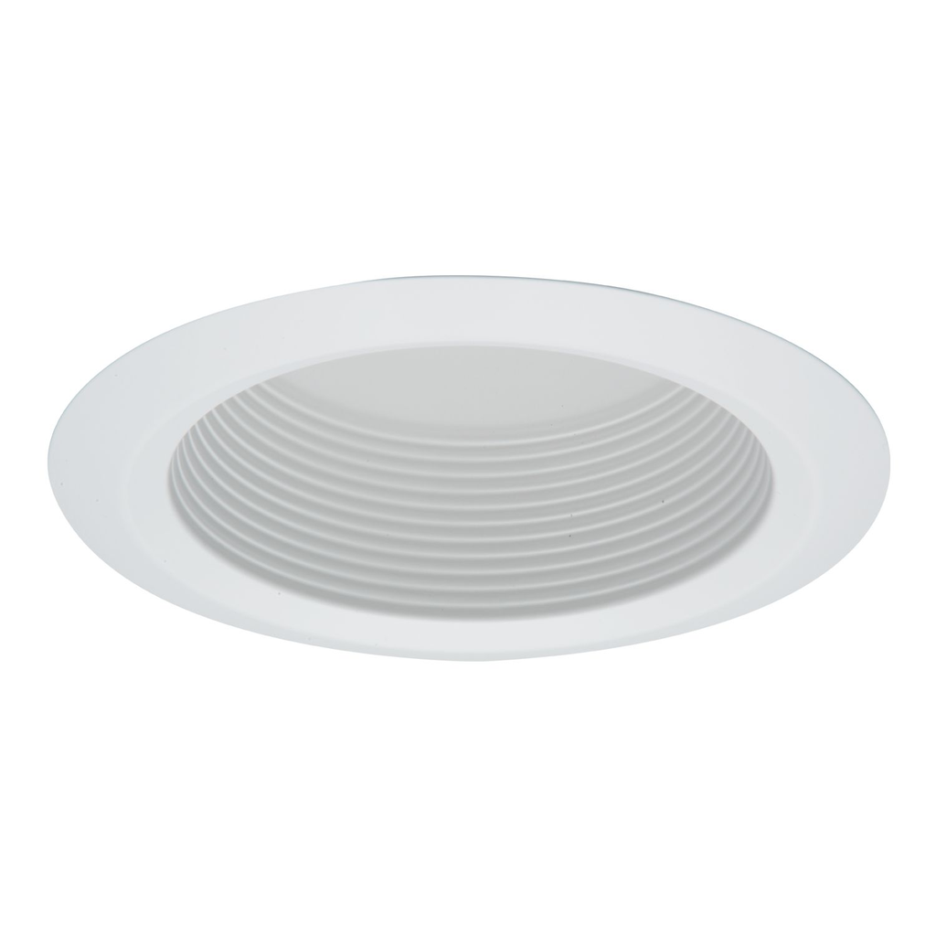 Product image for Halo 5126WB 5" Shallow Full Cone White Baffle, White Self-Flange Ring