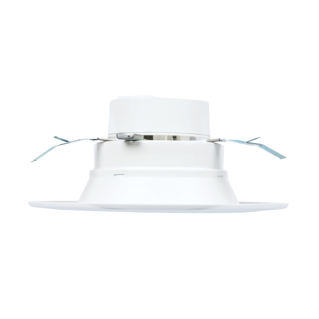 Product image for Halo RL56LS9FSD2W1EWH 5/6-inch recessed LED retrofit module, 900/1200 selectable lumens, 90 CRI, selectable CCT with D2W option, 120V 60Hz, LE & TE phase cut 5% dimming, matte white flange