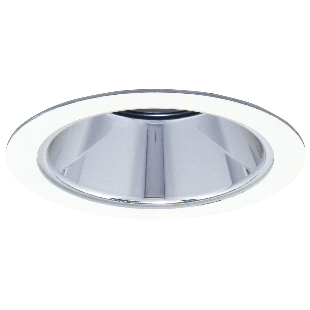 Product image for Halo 1421W 4" Trim Reflector White Trim, White Reflector, MR16