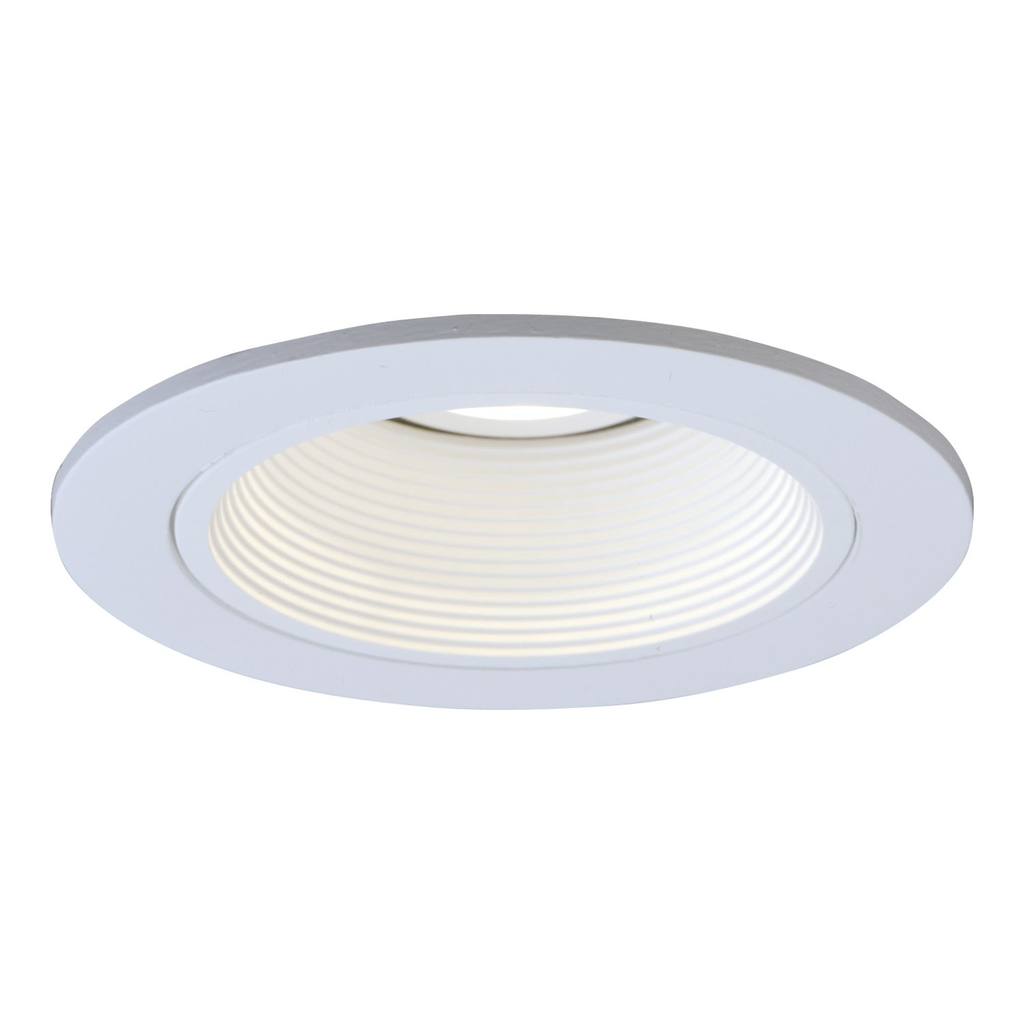 Product image for Halo 1493W 4" Trim Coilex Baffle White Trim with White Baffle, MR16