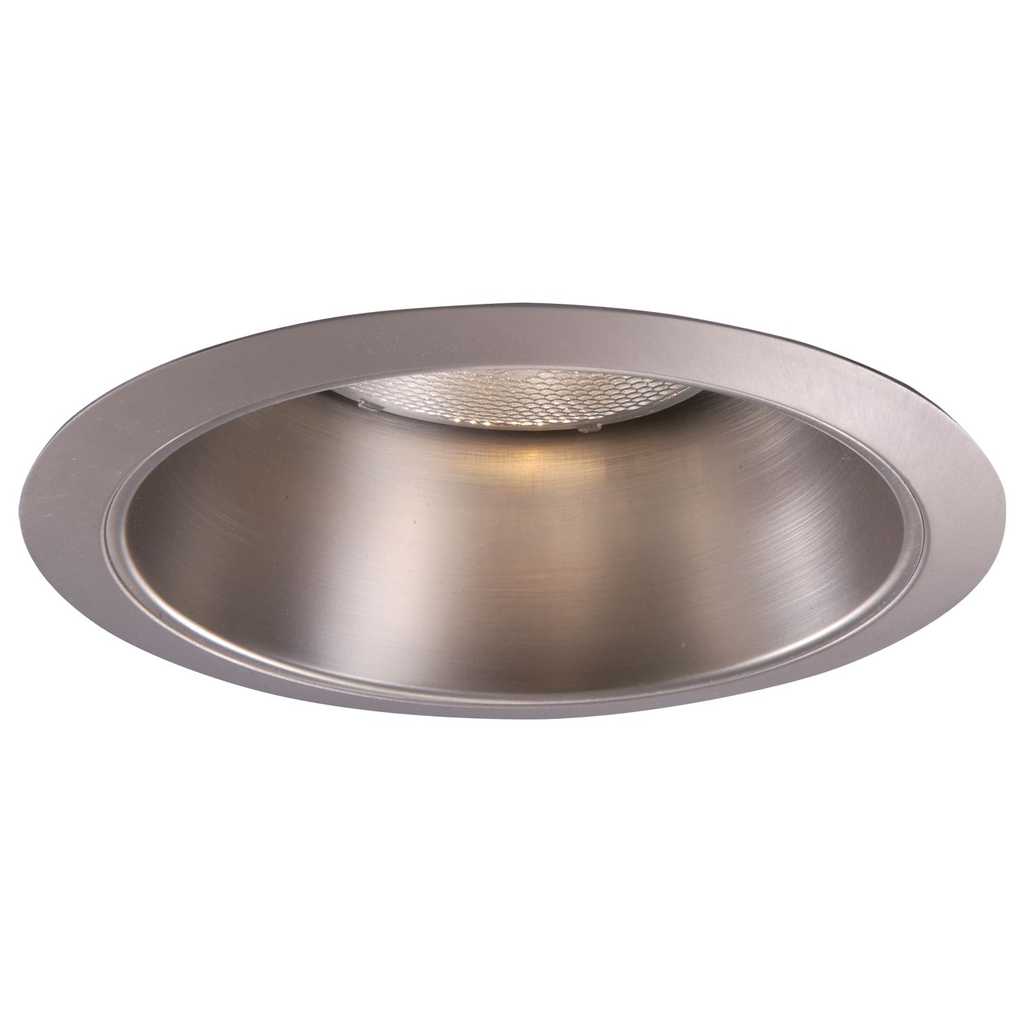 Product image for Halo 426SN 6" Trim Reflector Cone Satin Nickel Trim with Satin Nickel Reflector Cone