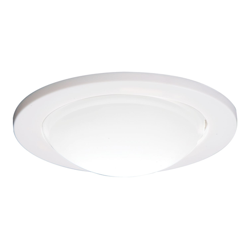Product image for Halo 952PS 4" Trim, Lensed Showerlight, White Trim with Frost Dome Glass Lens