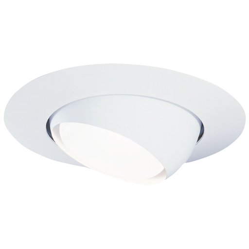 Product image for Halo 78P 6" Trim PAR30L Eyeball White Trim with White Eyeball, 30 Degree tilt
