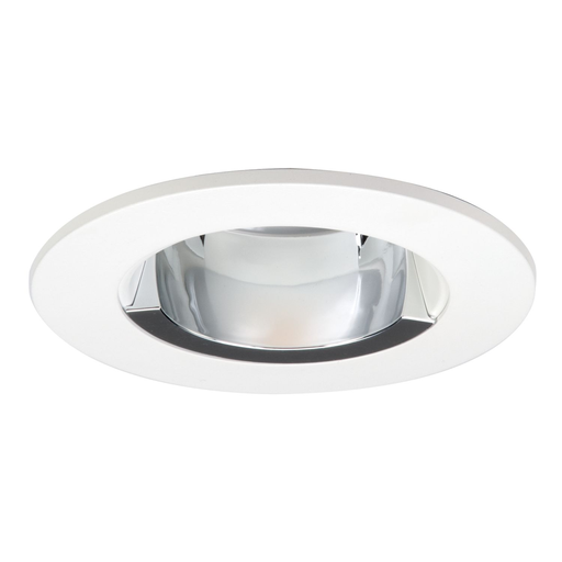 Product image for Halo TL409WHWW 4" LED Trim, Wall Wash, White Reflector with Specular Wall Wash Optic, Matte White Ring