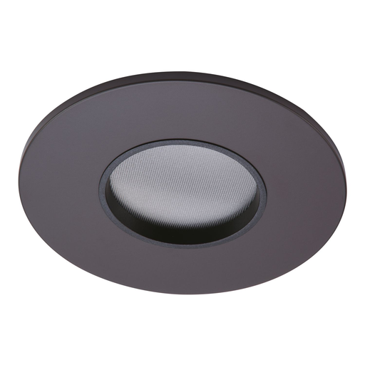 Product image for Halo TL43R2GGBBB 2" round lens pinhole ML4 trim, german bronze flange, black lens frame