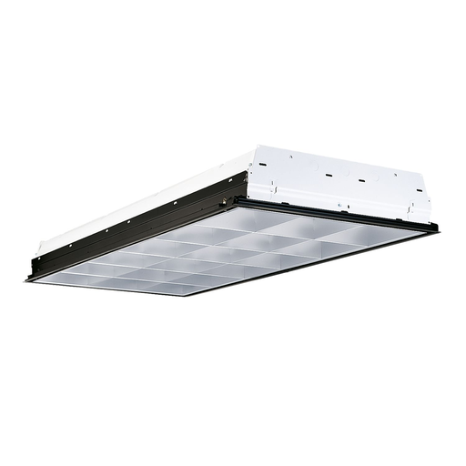 Metalux 2EP3GAVX-332S36I-UNV-EB81-U 3 Lamp, 2'x4' Air Supply Parabolic, w/l, Semi Specular/Low Vanes, 18 CelIridescent Haze 3" Louver, CEE Listed Electronic Ballast, T8