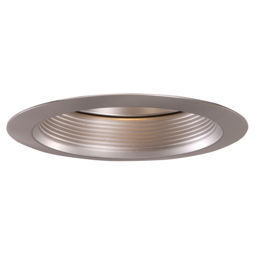 Product image for Halo 30SNAT 6" Trim Air-Tite Super Trim - Baffle Satin Nickel Trim, Satin Nickel Baffle and Reflector