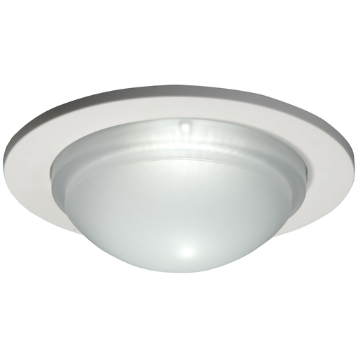 Halo 5054PS 5" Trim Showerlight White Trim with Frosted Dome Diffuser Product image for Halo 5054PS 5" Trim Showerlight White Trim with Frosted Dome Diffuser