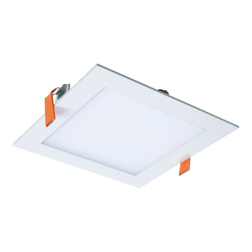 Product image for Halo HLB6S099FS1EMWR 6" Square LED Recessed Downlight w/ Remote Driver & Junction Box, 900 Lumens, 2700K-5000K Selectable CCT, 120V, 0-10V Dimming, Matte White
