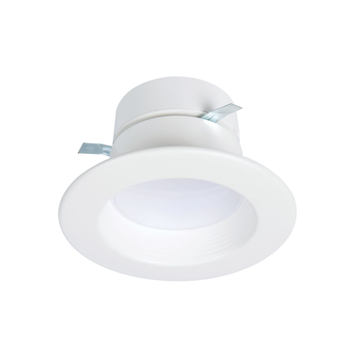 Product image for Halo RL4LS9FSD2W1EWH 4-inch recessed LED retrofit module, 600/900 selectable lumens (nominal), 90 CRI, selectable CCT with D2W option, 120V 60Hz, LE & TE phase cut 5% dimming, matte white flange