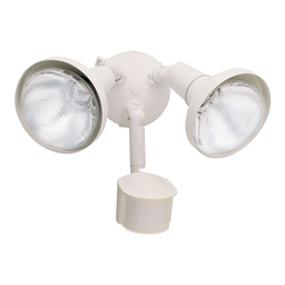 APRO MS185RW 180 DEG TWIN PAR W/ REFLECTORS, WHITE