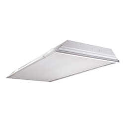 Metalux 2GR8-432A-UNV-EB81-U 4 Lamp, 2'x4' Static Lensed Troffer, CEE Listed Electronic Ballast, T8