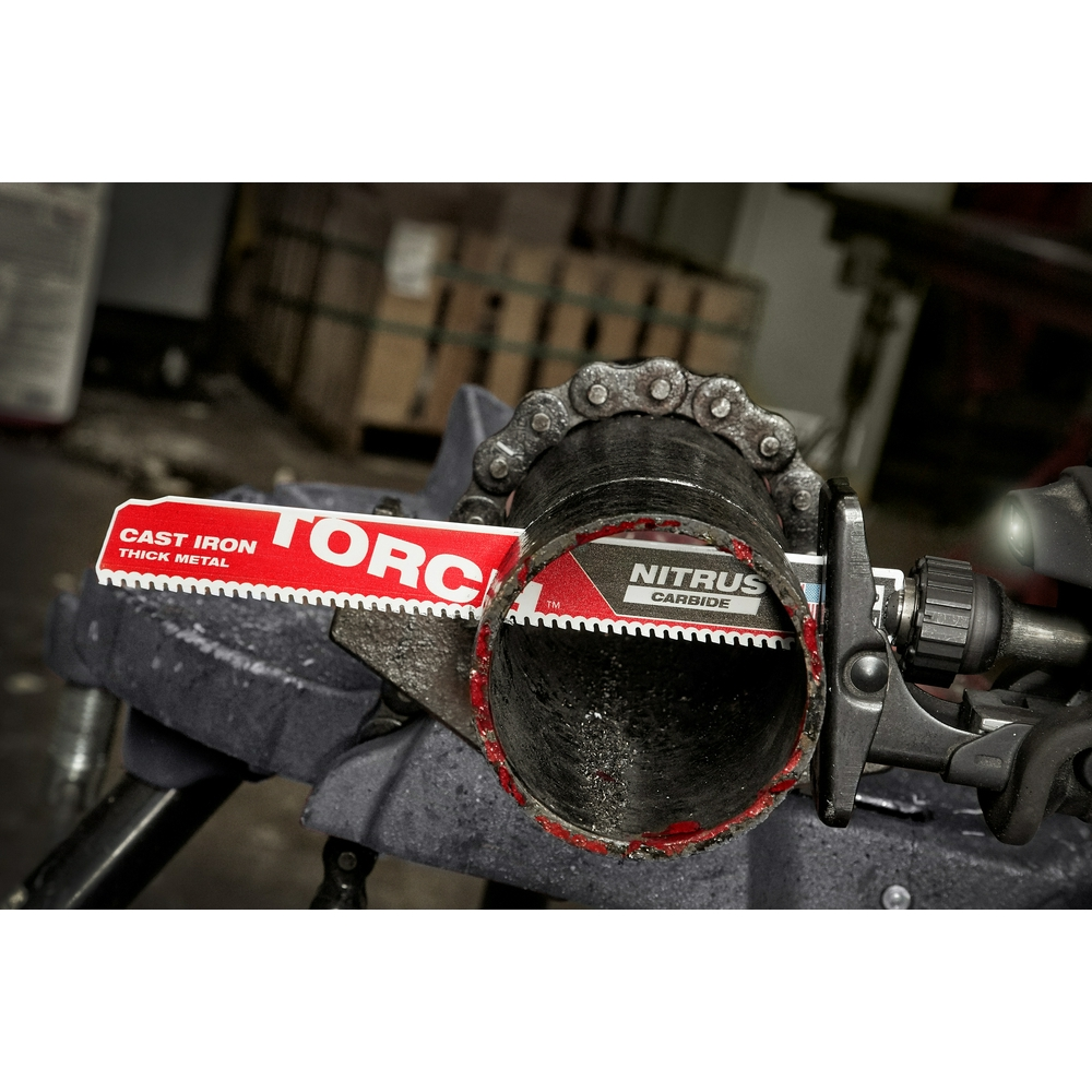 12" 8 TPI TORCH™ with NITRUS™ Carbide for Cast Iron SAWZALL® Blade (3 PK)