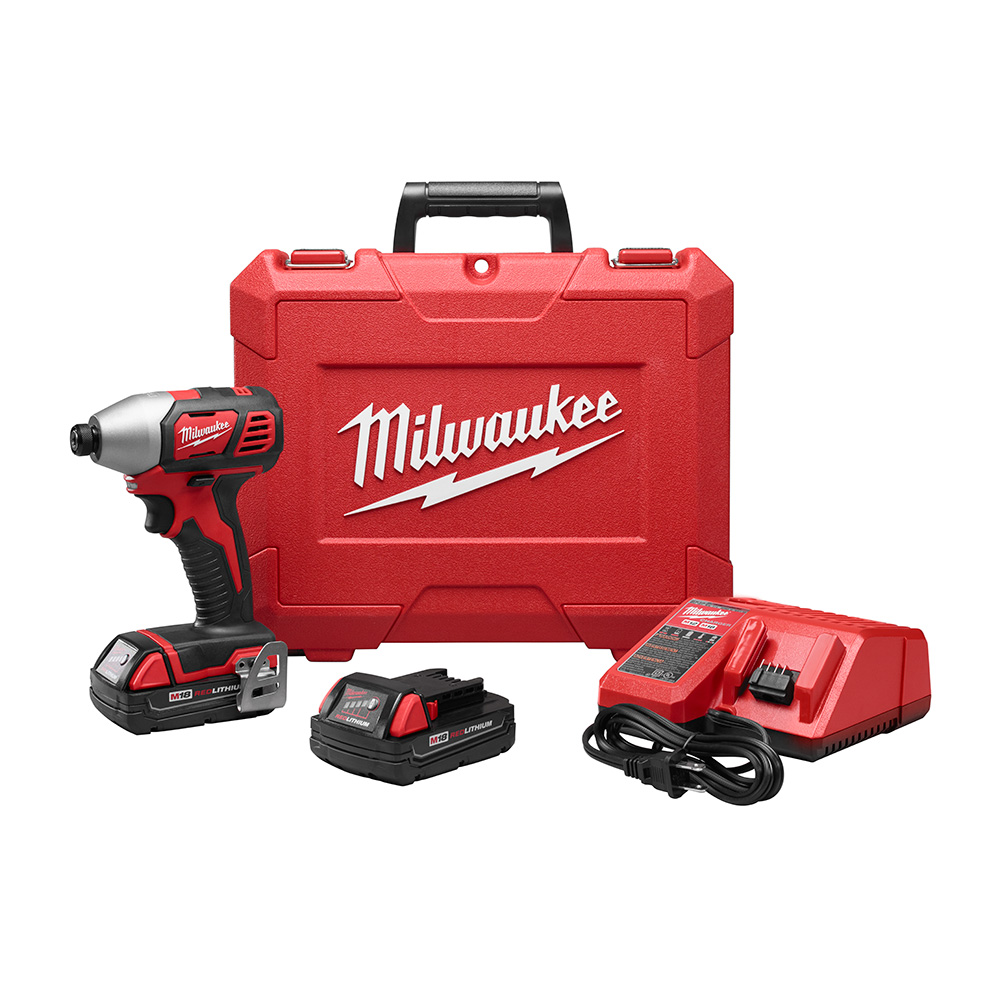 Product image for Milwaukee 2656-22CT M18™ 1/4" Hex Impact Driver CP Kit