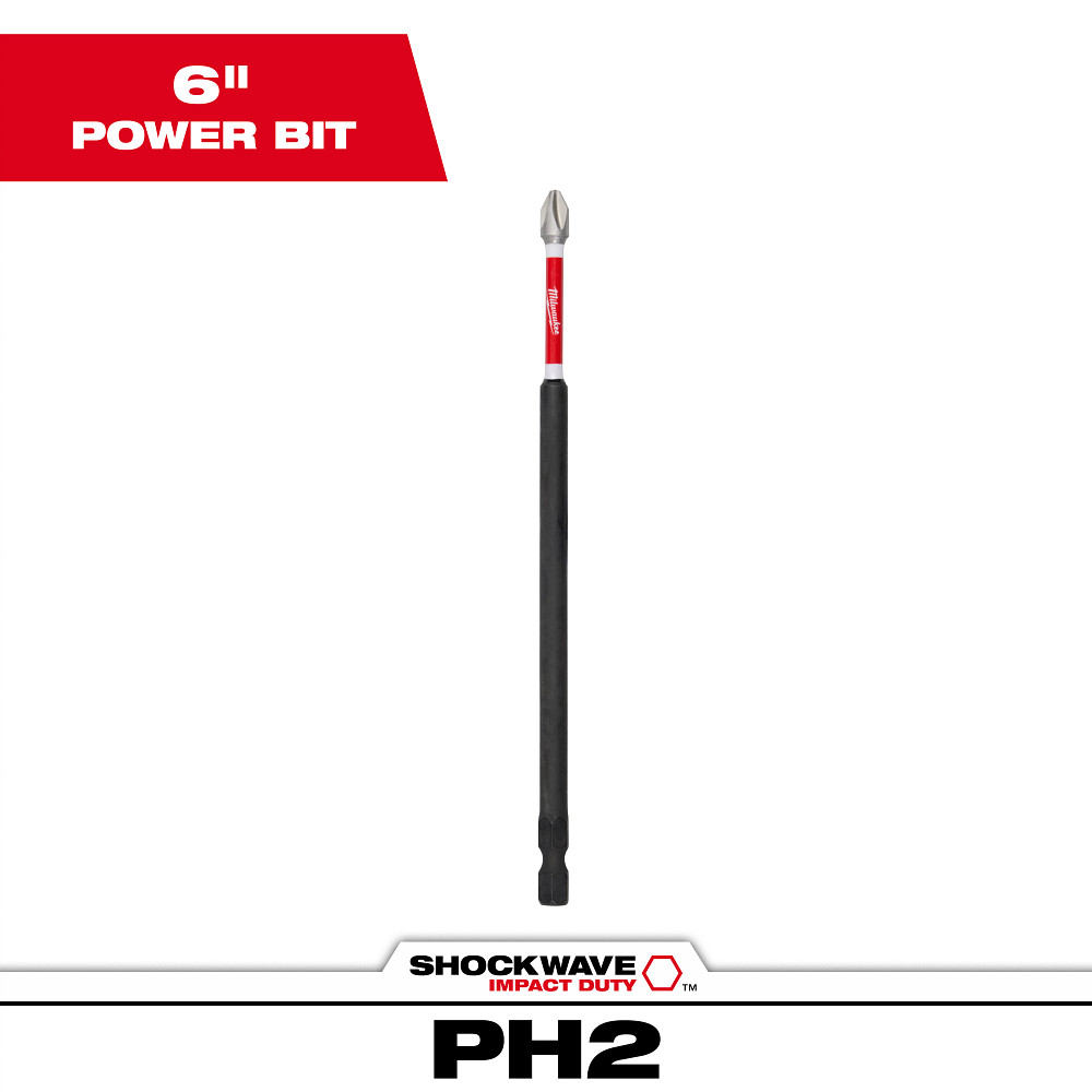 Mayer-DDS-SHOCKWAVE™ Impact Duty 6" Phillips #2 Power Bit-1