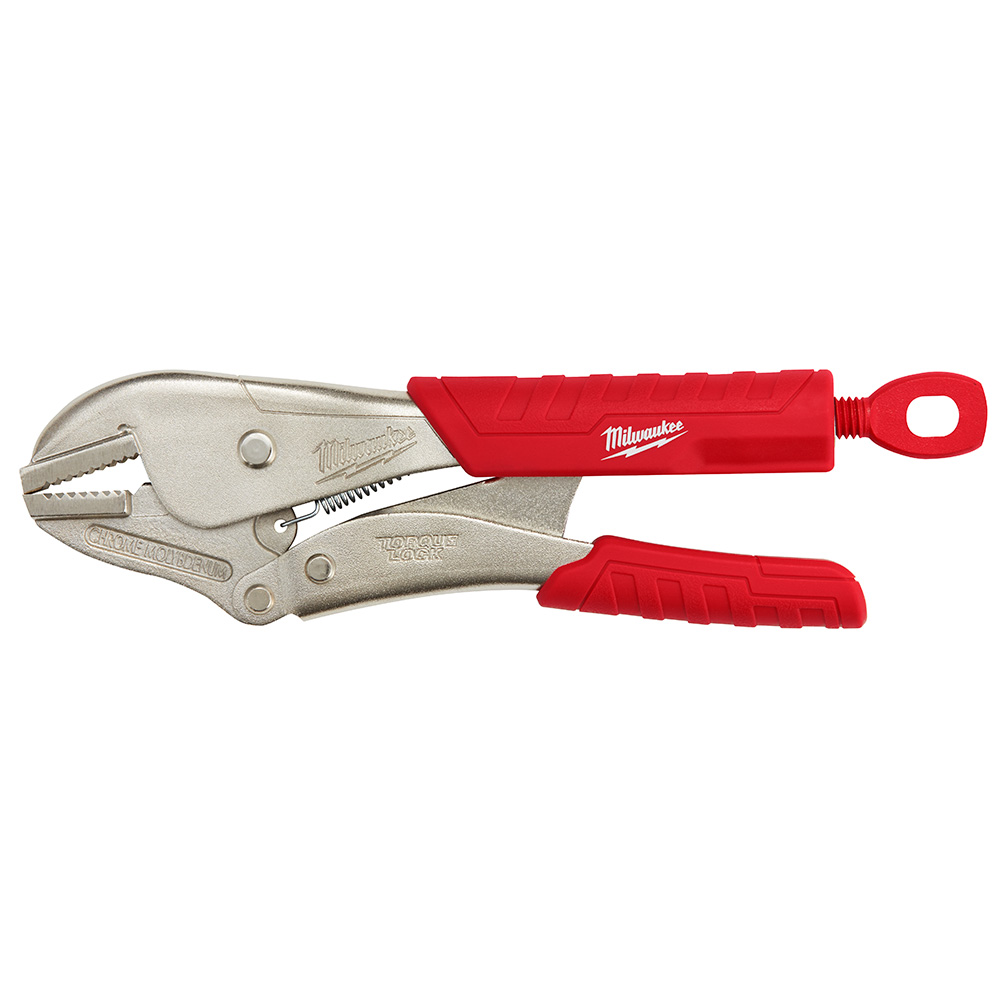 Product image for Milwaukee 48-22-3810 10" Straight Jaw Locking Pliers with Grip
